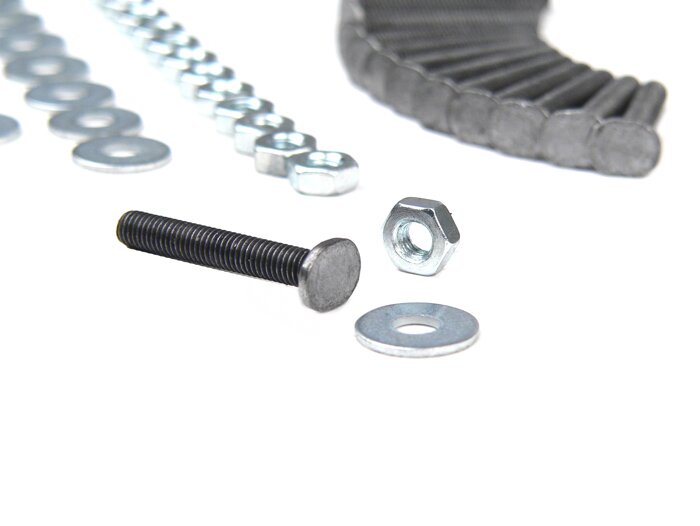 Schroevenset zitting -OEM KWALITEIT, Denfeld- Vespa 125 (T1, T2, VNA, VNB - Duitse modellen), Vespa 150 (T2, T3, T4, VD1T, VD2T, VGLA/B - Duitse modellen), Vespa GS150 / GS3 (VDTS - Duitse modellen), Vespa GS160 (VSB - Duitse modellen)