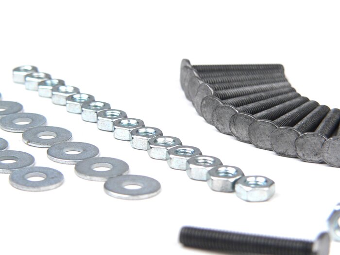 Schroevenset zitting -OEM KWALITEIT, Denfeld- Vespa 125 (T1, T2, VNA, VNB - Duitse modellen), Vespa 150 (T2, T3, T4, VD1T, VD2T, VGLA/B - Duitse modellen), Vespa GS150 / GS3 (VDTS - Duitse modellen), Vespa GS160 (VSB - Duitse modellen)