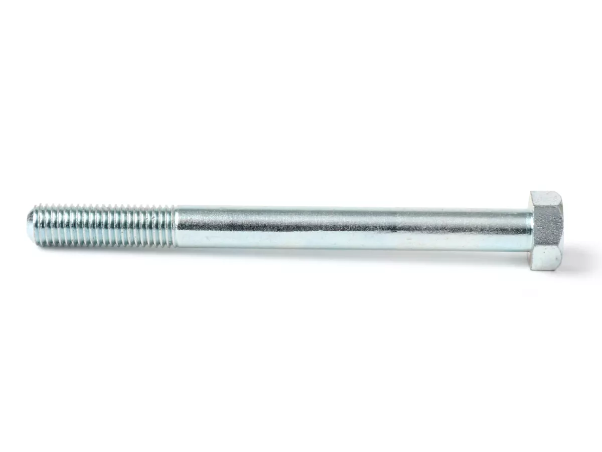 Screw -DIN 931- M9 x 100mm (used for engine/ engine bracket Vespa Wideframe V1 till V15, V30 till V33, VM, VN, VL, VU, VB, GS150 / GS3 (VS1 till VS5), Vespa GS150 / GS3 (VDTS - german models), Vespa 150 (T1, T2, T3, VL1T, VD1T, VD2T - german models), Vesp