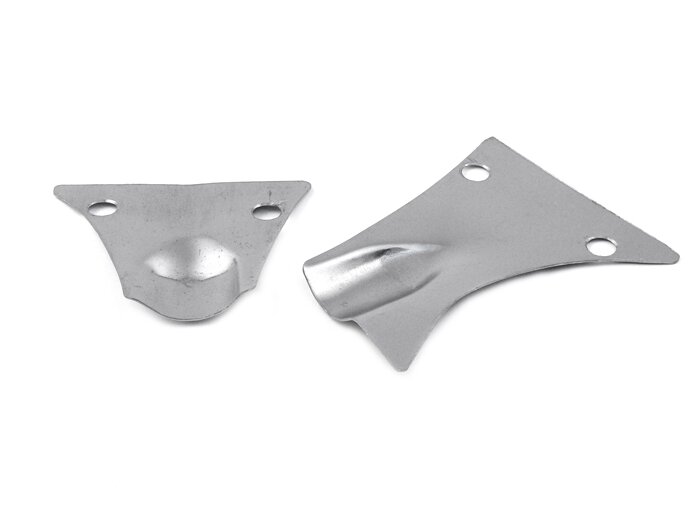 Penutup debu di bawah setang -KUALITAS OEM- Vespa V50, V90 (lampu depan Ø = 105mm) - tidak dicat