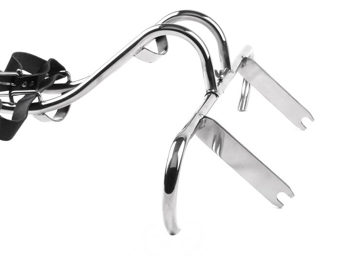 Repose-pieds et porte roue de secours -QUALITÉ OEM- Vespa GS150 / GS3 (VS1-VS5) - inox