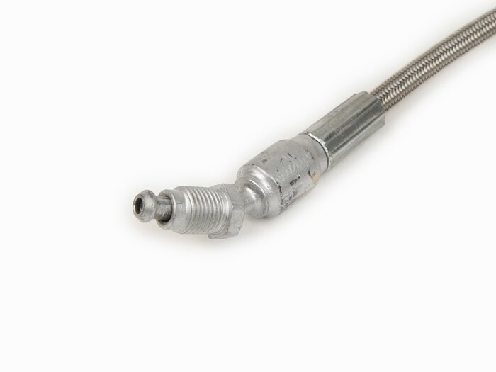 Latiguillo de freno trasero - CALIDAD OEM - Vespa Cosa 125 (VNR1T, VNR2T), Cosa 200 (VSR1T) - recubierto de tejido de acero
