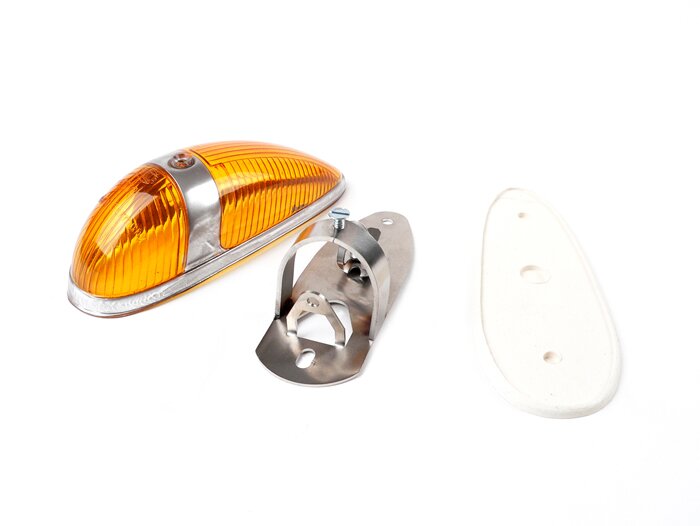 Indicator -OEM KWALITEIT- zijklep- Vespa VBB, VBA, Vespa 125 (T1, T2, VNA, VNB - Duitse modellen), Vespa 150 (T4, VGLA/B - Duitse modellen), Vespa GS150 / GS3 (VDTS - Duitse modellen) - wit rubber