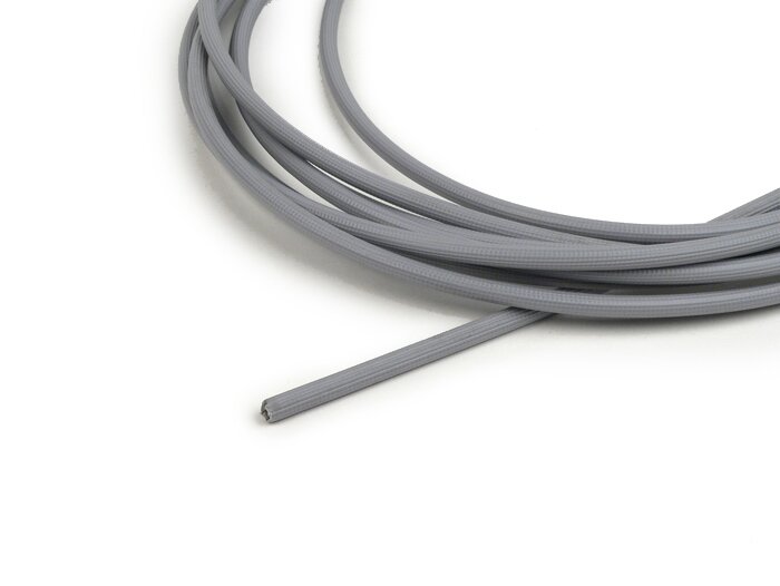 Cable hose -VESPA Vintage- Ø inner = 2,4mm, Ø outer = 5,0mm (5m) - grey