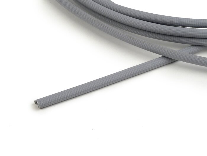 Cable hose -VESPA Vintage- Ø inner = 4,3mm, Ø outer = 6,5mm (5m) - grey