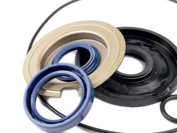 Juego de retenes - CALIDAD OEM - Vespa Sprint150 (VLB1T), Sprint Veloce150 (VLB1T -294259), GTR125 (VNL2T -145900), TS125 (VNL3T -18139), GT125, VNA, VNB, VBA, VBB, Super, GL150 (VLA1T) - incl. juntas tóricas