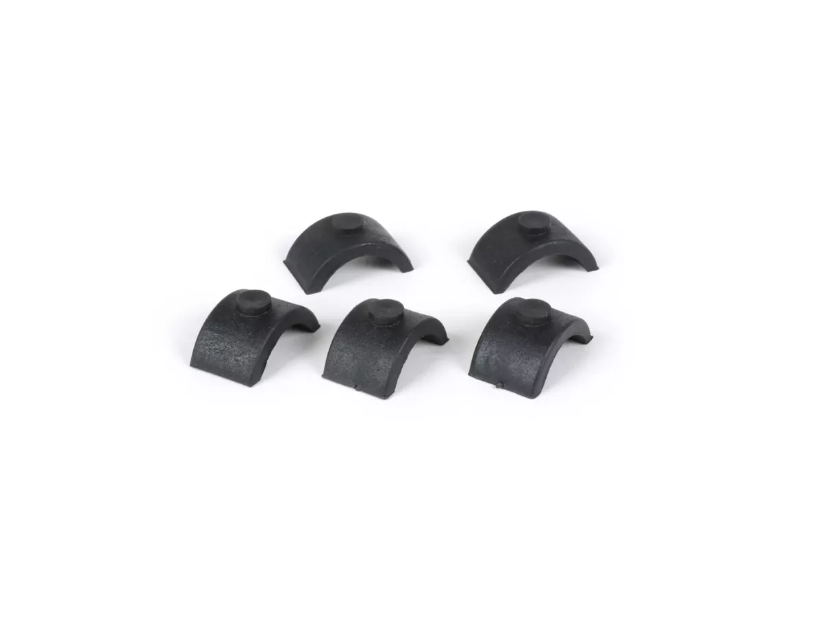 Anti-vibration rubber-set handlebar -IMPORT- Vespa Wideframe V1T - V15T, V30T - V33T, VU, VM, VN, VL - 5 pcs