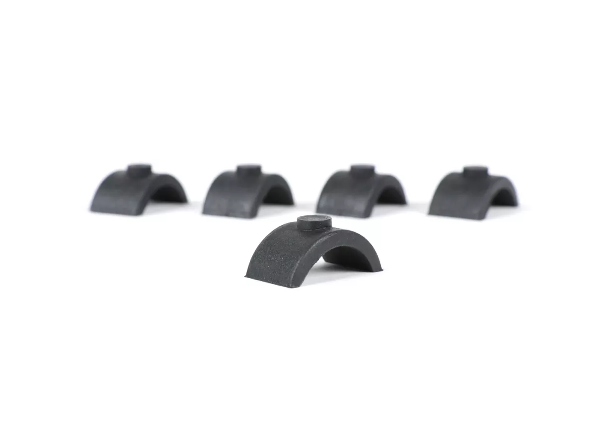 Anti-vibration rubber-set handlebar -IMPORT- Vespa Wideframe V1T - V15T, V30T - V33T, VU, VM, VN, VL - 5 pcs