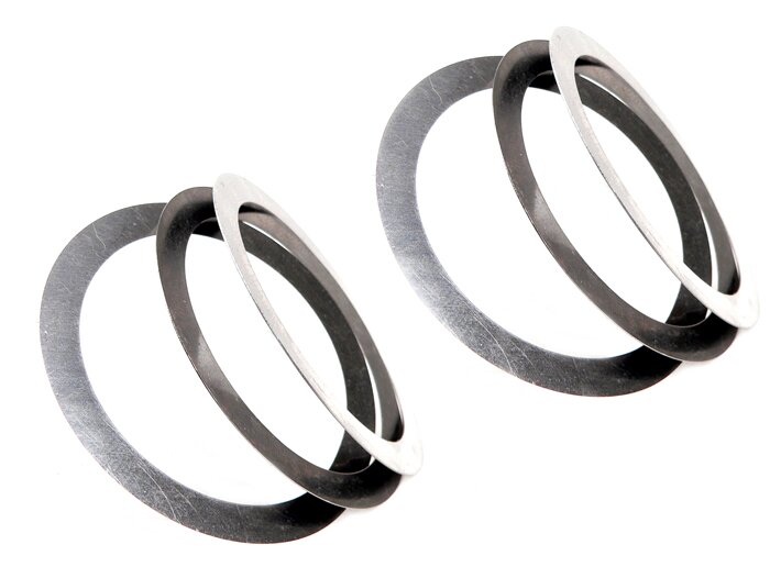 Set di dischi di riscontro -DIN 988- 37x47 (utilizzati per cuscinetti a sfera 6005, 6204, 6303, 16005, BB1 3013B)