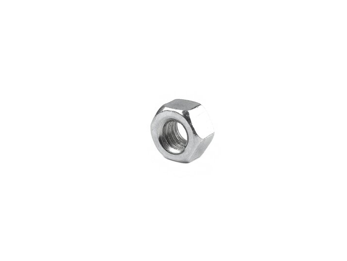 Moer hoog -DIN 934 gelijkwaardig- M6 (gebruikt voor motorhuis Lambretta LI, LIS, SX, TV, DL, GP, cilinderkop Lambretta A, B, C, LC, D 125, LD 125, E, F)