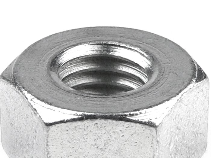 Nut high type -similar to DIN 934- M8, WS=14 (used for exhaust/engine casing cover Lambretta LI, LIS, SX, TV, DL, GP, wheel rim Lambretta A, B, C, LC, D, LD, E, F)