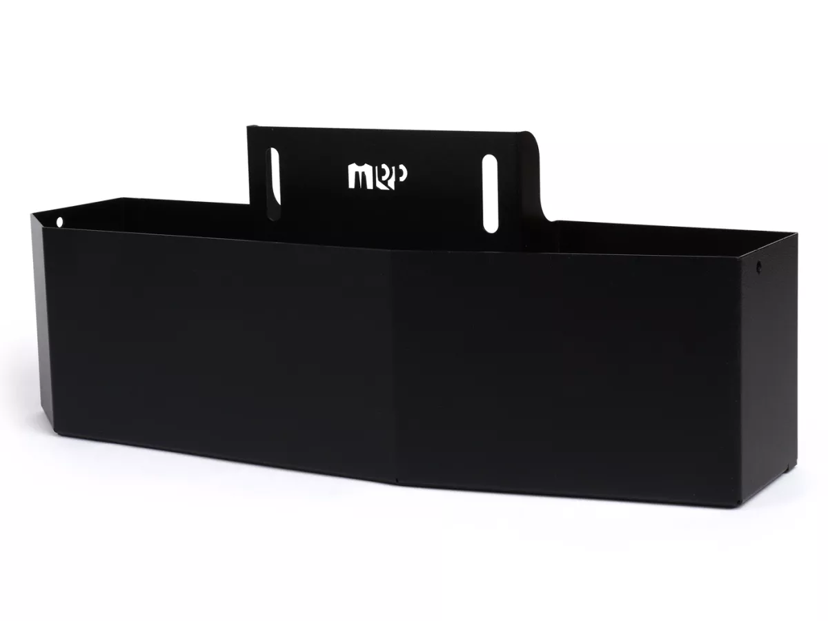 Glove box under side panel -MRP small (410x115x125/80mm)- Vespa PX, T5 125cc - black