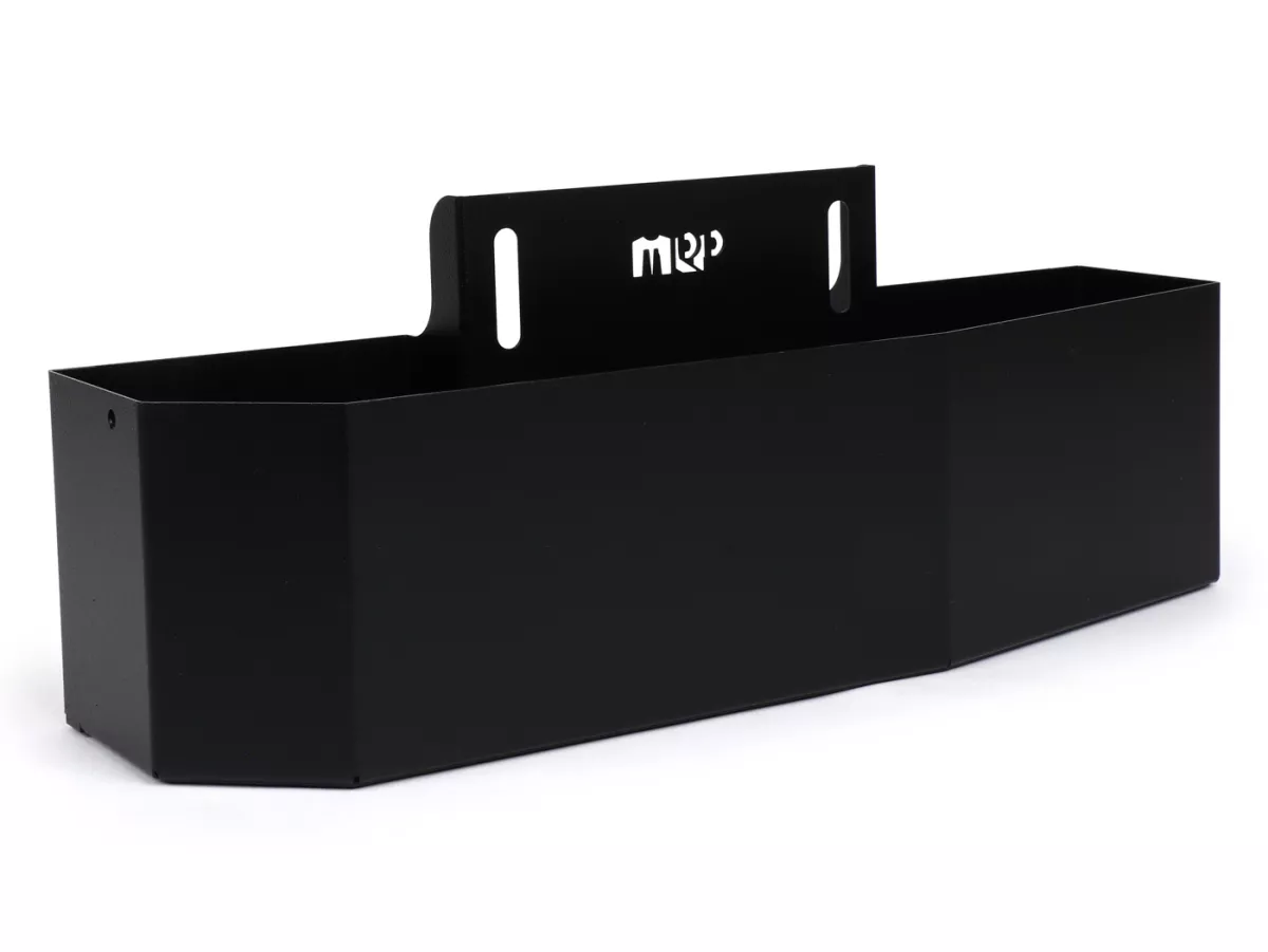 Glove box under side panel -MRP small (410x115x125/80mm)- Vespa PX, T5 125cc - black