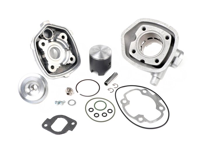 Cilindro -ITALKIT 70 ccm Alluminio Racing- Minarelli LC (Ø=10mm spinotto)