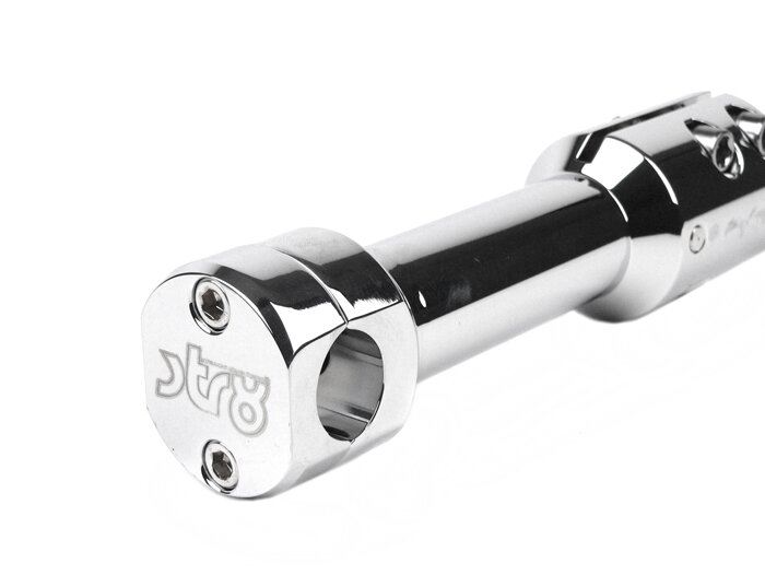 Braket untuk setang -STR8- Yamaha Aerox (YQ50/L, 2-tak), MBK Nitro (YQ50/L, 2-tak) - chrome