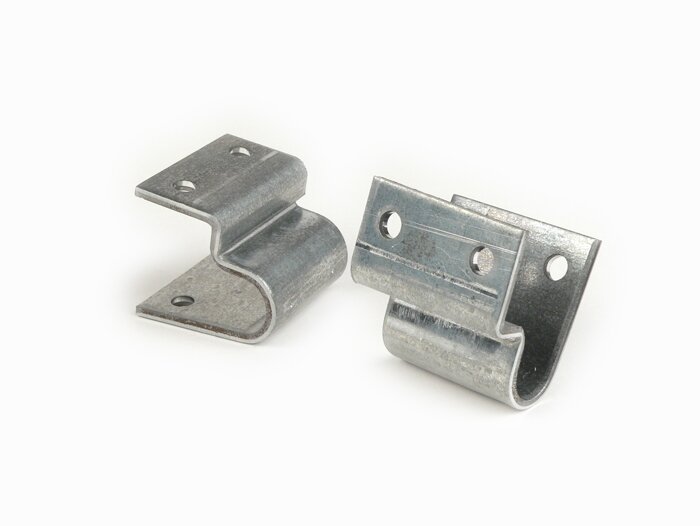 Pair of centre stand brackets -LAMBRETTA- J50, J100, J125, J50 DeLuxe, J50 Special