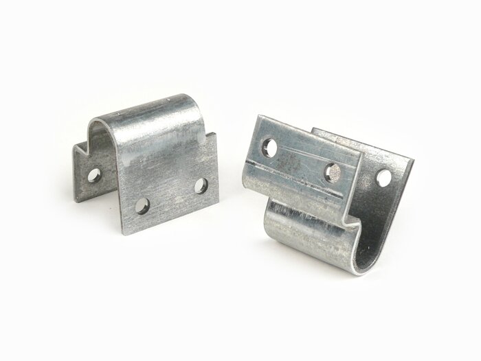 Pair of centre stand brackets -LAMBRETTA- J50, J100, J125, J50 DeLuxe, J50 Special