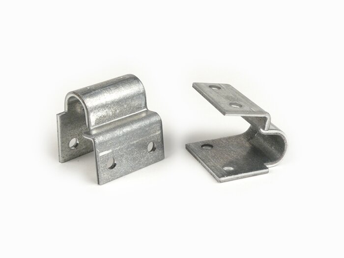 Pair of centre stand brackets -LAMBRETTA- J50, J100, J125, J50 DeLuxe, J50 Special