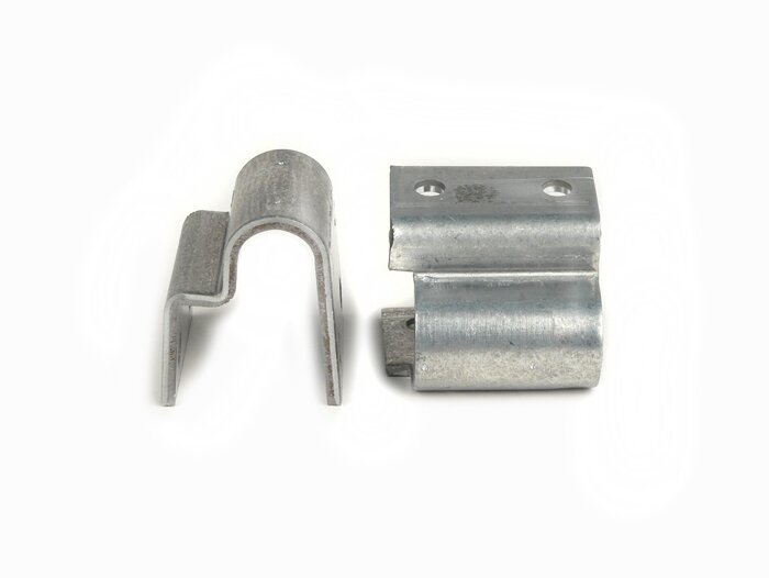 Pair of centre stand brackets -LAMBRETTA- J50, J100, J125, J50 DeLuxe, J50 Special