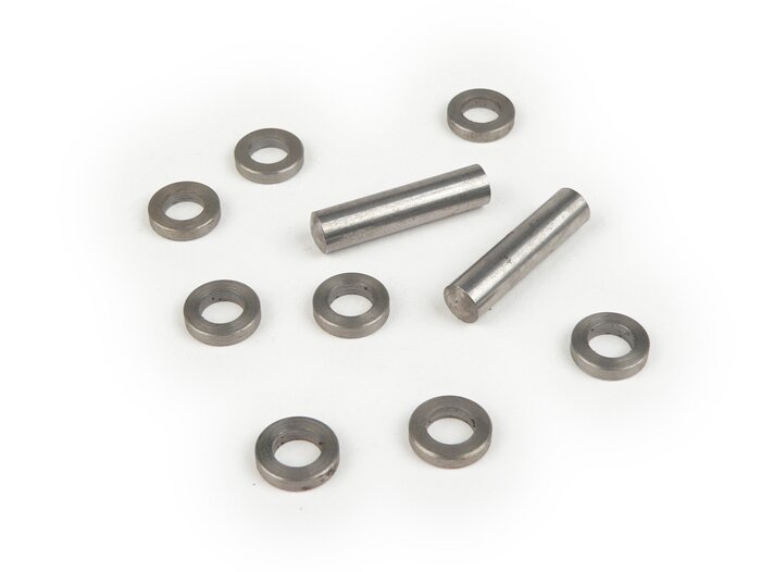 Juego de pernos y rodillos para acelerador y palanca de cambios -LAMBRETTA- Lambretta C (desde 1951), LC (desde 1951), D 125 (hasta 1952), LD 125 (hasta 1952) - +0,2mm