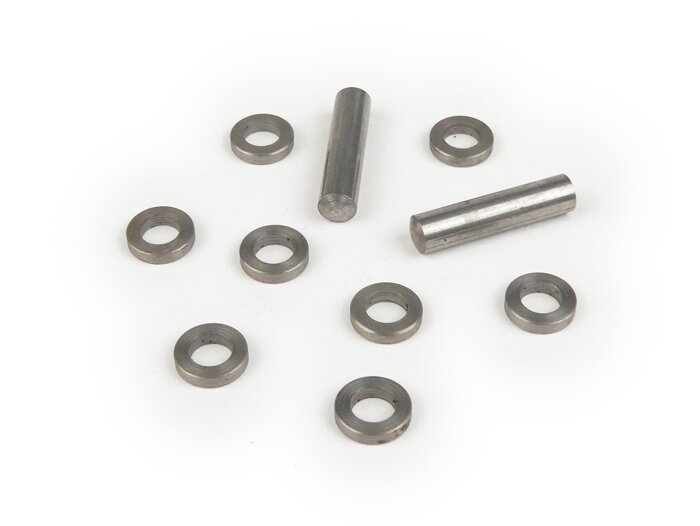 Juego de pernos y rodillos para acelerador y palanca de cambios -LAMBRETTA- Lambretta C (desde 1951), LC (desde 1951), D 125 (hasta 1952), LD 125 (hasta 1952) - +0,2mm