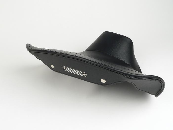 Housse de selle -LAMBRETTA avant (partie avant fermée)- LD (distance entre les ressorts=22cm) - noir