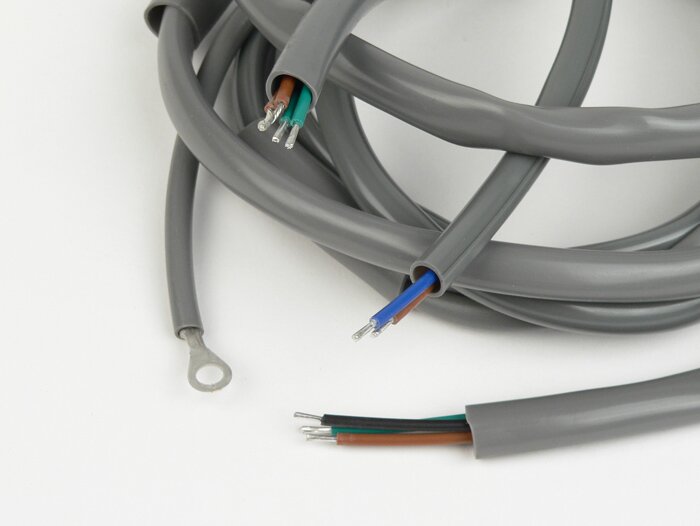 Juego de cables -LAMBRETTA- D 150 (modelos sin batería), LD 125 (a partir de 1956, modelos sin batería), LD 150 (modelos sin batería)