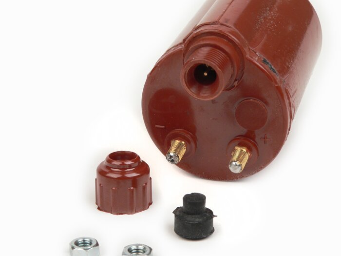 Ignition coil -LAMBRETTA- Lambretta LD 125 (since 1956), LD 150, D 150, LI (Series 1-2), TV (Series 1-2) - plastic housing