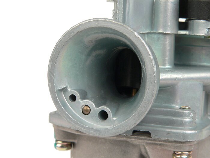 thumbnail interactive-video image 1 of 18mm Carburetor With E-Choke & Intake Manifold – For Rex RS 400/450/460, GY6 50cc/60cc Scooters – Forever Speed 1 of 5