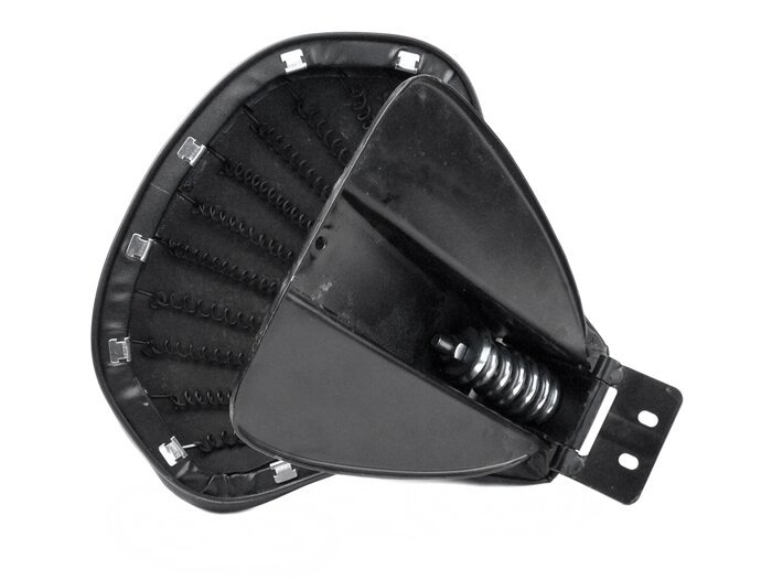 Sadel -KUALITAS OEM, depan- Vespa V50, PV125, ET3 - hitam