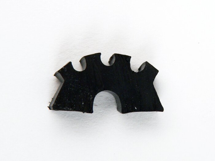 Loopvlakrubber -CIF , B=16mm- Vespa 98, Vespa Breedframe V1 tot V15, V30 tot V33, VM, VN, Vespa 150 VL, VB, VBA1T, VBB1T, GS150 / GS3 (VS1T tot VS5T), GL (VLA1T), GS160 / GS4 (VSB1T) - 4100mm
