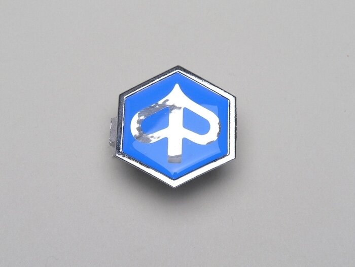 Insigne descente de klaxon -QUALITÉ OEM- Vespa Piaggio hexagonal - Vespa Cosa, Vespa ET2, ET4, Piaggio Beverly, Hexagon, Liberty, Skipper, SKR, Quartz, X8, X9, Zip, Zip 2