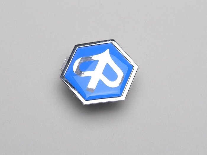 Insigne descente de klaxon -QUALITÉ OEM- Vespa Piaggio hexagonal - Vespa Cosa, Vespa ET2, ET4, Piaggio Beverly, Hexagon, Liberty, Skipper, SKR, Quartz, X8, X9, Zip, Zip 2