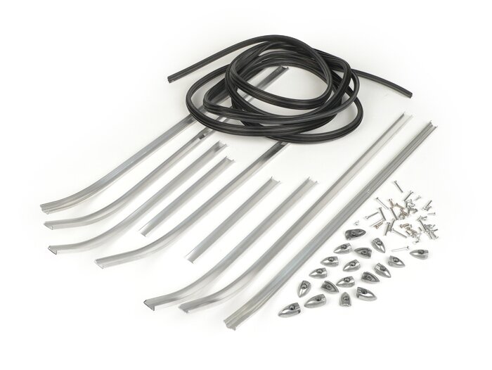 Set strip tapak -MAURO PASCOLI- Vespa 125 (dibuat tahun 1951 hingga 1952 - V30T hingga V33T)