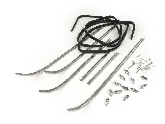 Footboard stripes set -MAURO PASCOLI- Vespa 50 (V5SA1T till No. 15324), V90 (V9A1T till No. 25000)