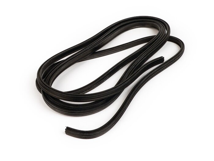 Rubberen loopvlakstrip -OEM KWALITEIT, B=14mm- Vespa Rally180 (VSD1T), Rally200 (VSE1T), Sprint150 (VLB1T), GT125 (VNL2T), GL150 (VLA1T), TS (VNL3T) - 3900mm