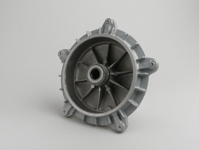 Front brake hub 10 inch -OEM QUALITY- Vespa PX (1982-1997), T5 125cc, PK S, PK XL, PK XL2 - Ø=20mm - silver