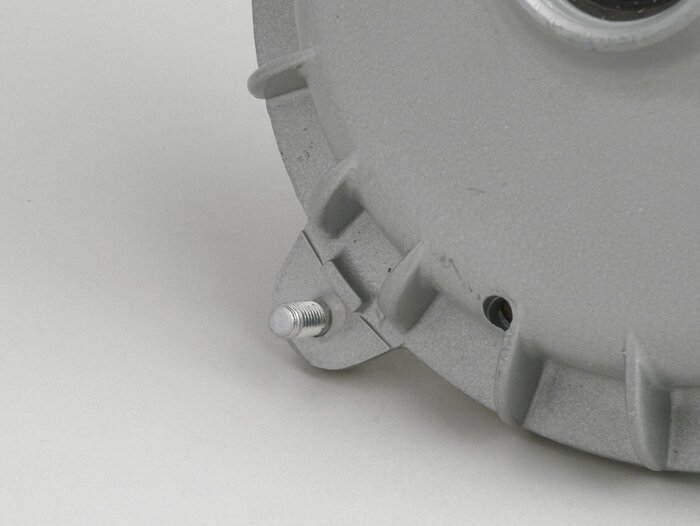 Front brake hub 10 inch -OEM QUALITY- Vespa PX (1982-1997), T5 125cc, PK S, PK XL, PK XL2 - Ø=20mm - silver