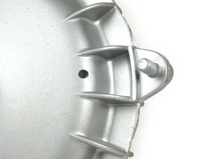 Front brake hub 10 inch -OEM QUALITY, without bearings- Vespa PX (1982-1997), T5 125cc, PK S, PK XL, PK XL2 - Ø=20mm - silver