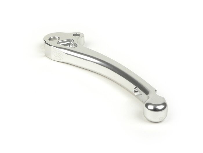 Clutch lever -GRAND SPORT CNC-bowden cable- Vespa PX, Rally180 (VSD1T), Rally200 (VSE1T), Sprint, V50, PV125, ET3 - silver
