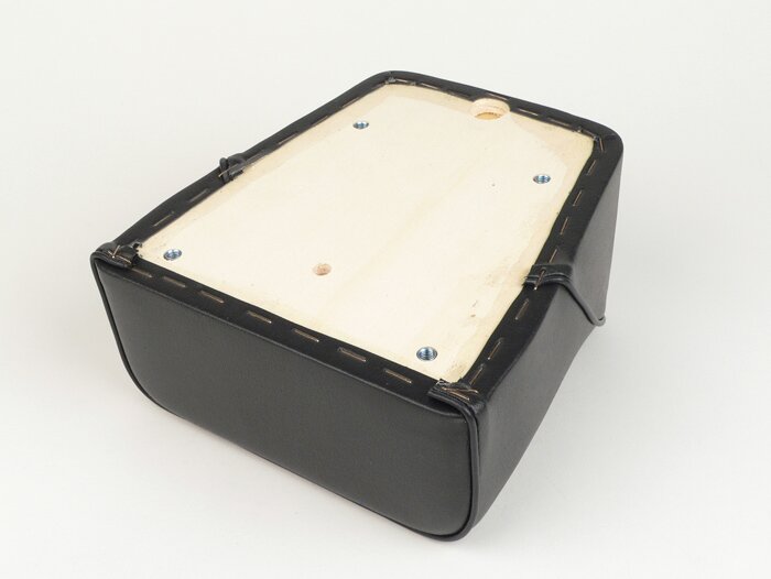 Cuscino sella -QUALITÀ OEM, piccolo (19x20x8cm)- Vespa V50, PV125, PV - blu scuro