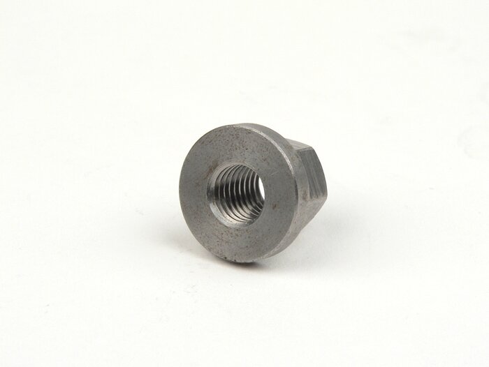Clutch nut -OEM QUALITY M10 with collar Ø=20.5mm, WS=14mm- Vespa GS150 / GS3, GS160 / GS4 (VSB1T), SS180 (VSC1T)