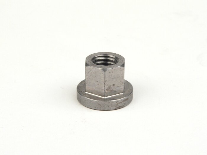 Clutch nut -OEM QUALITY M10 with collar Ø=20.5mm, WS=14mm- Vespa GS150 / GS3, GS160 / GS4 (VSB1T), SS180 (VSC1T)