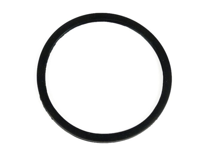 Guarnizione lente faro -QUALITÀ OEM, Ø=115/120mm (vetro/esterno)- Vespa VNB, VBA,VBB, GS150 / GS3, GS160 / GS4 (VSB1T), VGLA, PV125, ET3, Super - Nero
