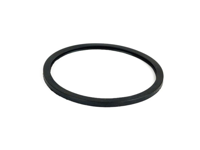 Guarnizione lente faro -QUALITÀ OEM, Ø=115/120mm (vetro/esterno)- Vespa VNB, VBA,VBB, GS150 / GS3, GS160 / GS4 (VSB1T), VGLA, PV125, ET3, Super - Nero