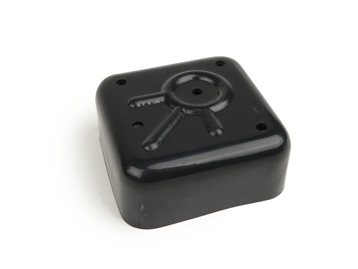 Cache redresseur -QUALITÉ OEM- Vespa tous les modèles avec batterie -VBA, VBB, GL, Sprint, Sprint Veloce, TS, SS180, Vespa Rally180, Rally200 - plastique noir