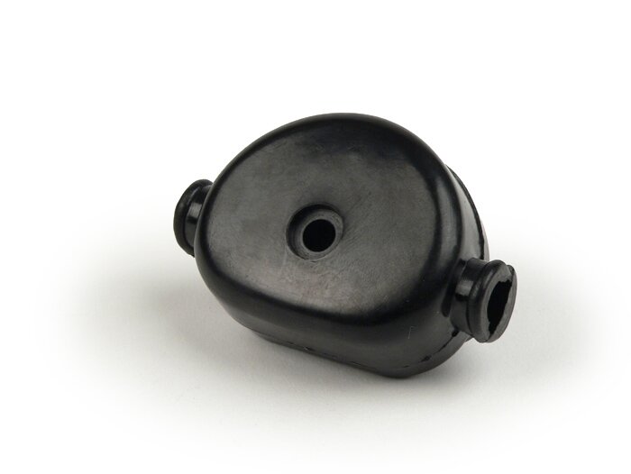 Caja de cables motor - CALIDAD OEM - Vespa VNB6T, VBB2T (desde 216489), GL150 (VLA1T) (VLA1T desde 070722), Super, GT125 (VNL2T), GTR125 (VNL2T), Sprint150 (VLB1T), Sprint Veloce, Rally180 (VSD1T) - negro