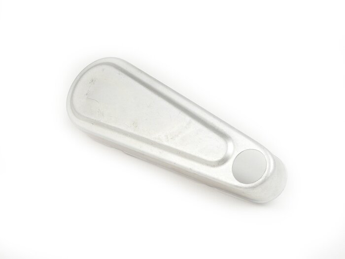 Fork link cover -IMPORT- Vespa Rally180 (VSD1T), Rally200 (VSE1T), Sprint - with hole, flat, matt finish