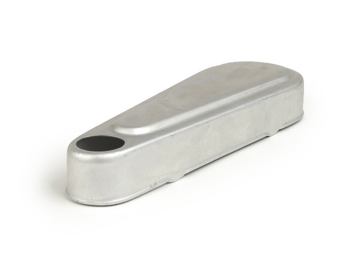 Fork link cover -IMPORT- Vespa Rally180 (VSD1T), Rally200 (VSE1T), Sprint - with hole, flat, matt finish