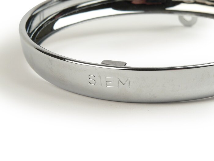 Anillo embellecedor de faro -SIEM Ø=105/115mm (cristal/exterior)- Vespa VN2